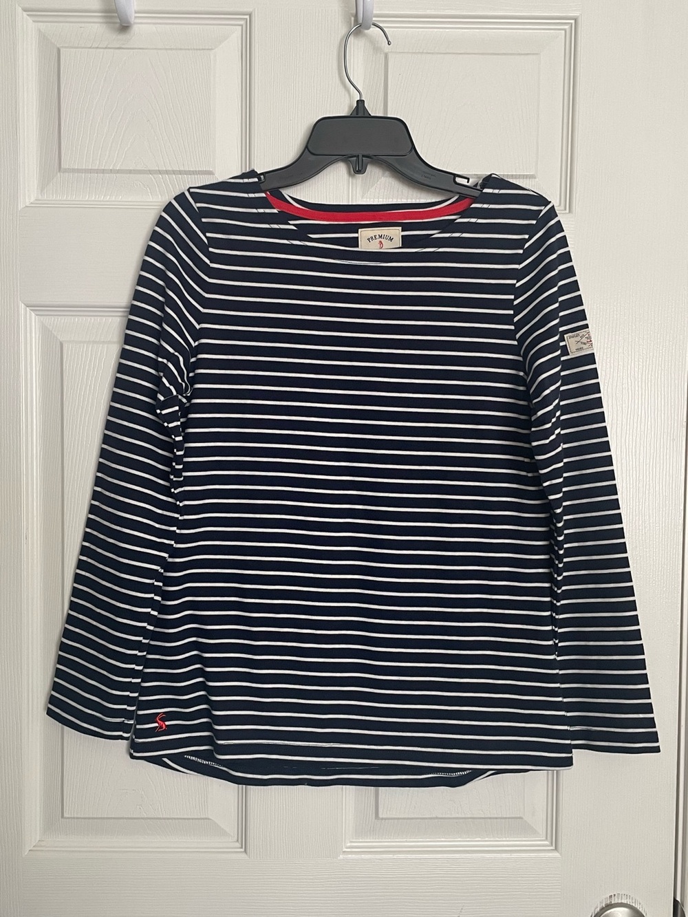 NWT Joules Harbour Women’s size 6 Navy and White Striped Long Sleeve Top